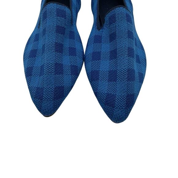 Rothy's Lazuli‎ Gingham Pointed Loafer Limited Edition Size 8.5 - Picture 3 of 8